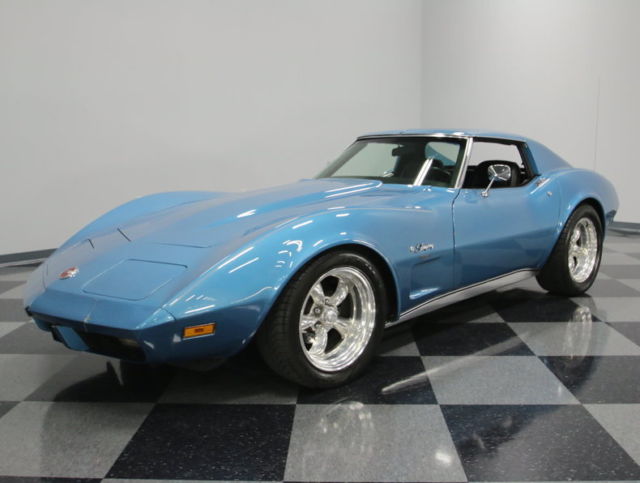 BUILT 350CI MOTOR W/ EDELBROCK FUEL INJECTION, A/C, AWESOME COLOR COMBO, NICE! 1974 Chevrolet Corvette