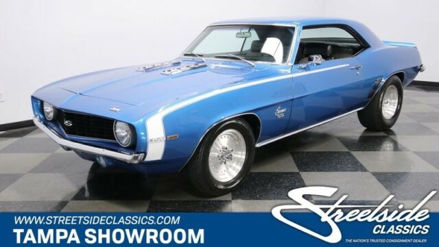 BUILT 355 V8 & 700R4 ORIGINAL LEMANS BLUE QUALITY RESTO LOOK UNDERNEATH WOW 1969 Chevrolet Camaro SS Tribute