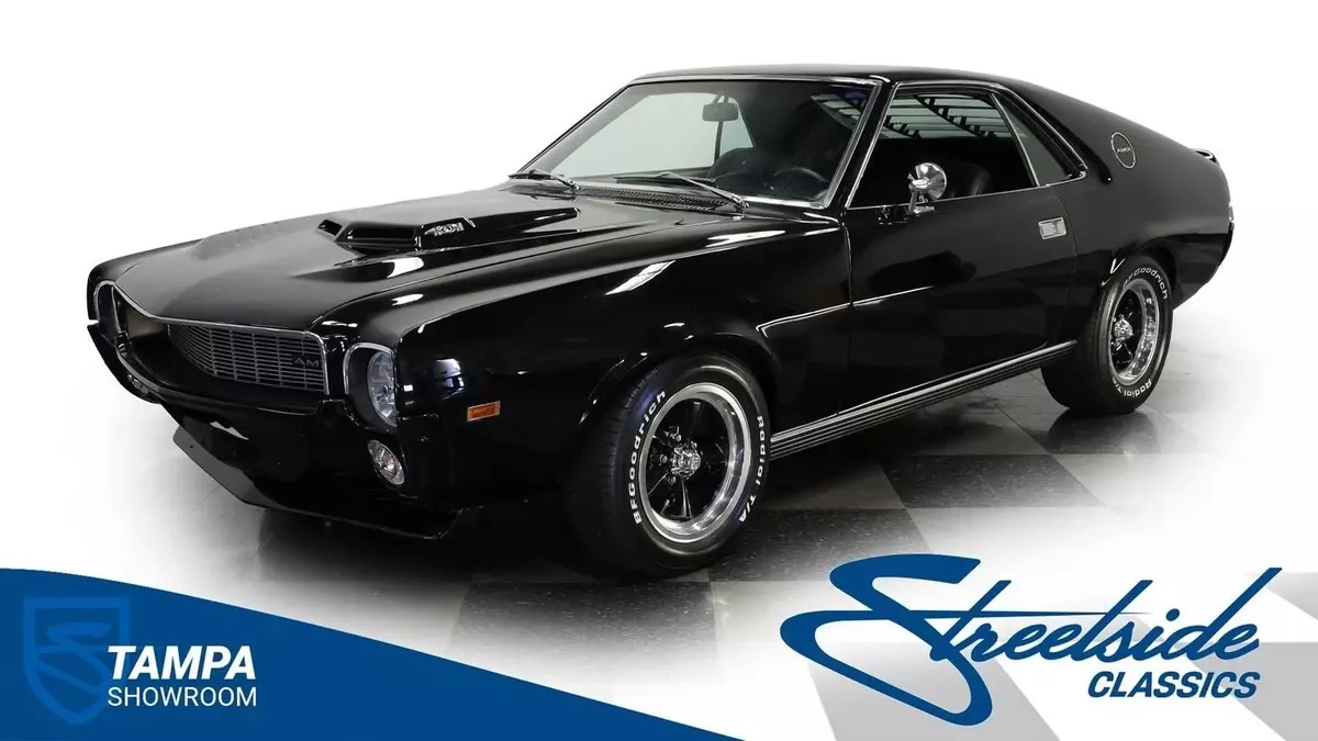 BUILT 401 V8 DUAL QUADS 4 SPEED MANUAL POWER DISC LEATHER COLD A/C AWESOME CUSTO 1968 AMC AMX