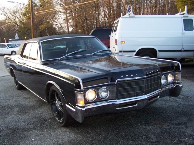 BUILT 460 A CODE FORD RACING ALL BLACK MOB STYLE MURDERED OUT 20'S MARK I III II 1969 Lincoln Continental SUICIDE 4DR BIG DETROIT STEEL HOT ROD RAT CRUISER