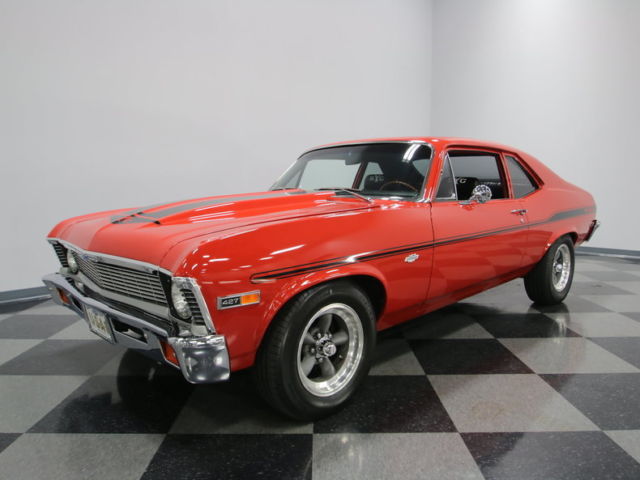 BUILT BIG BLOCK 454 POWER, CORVETTE TRI POWER CARBS, SLICK PAINT, 5 SPEED MANUAL 1972 Chevrolet Nova
