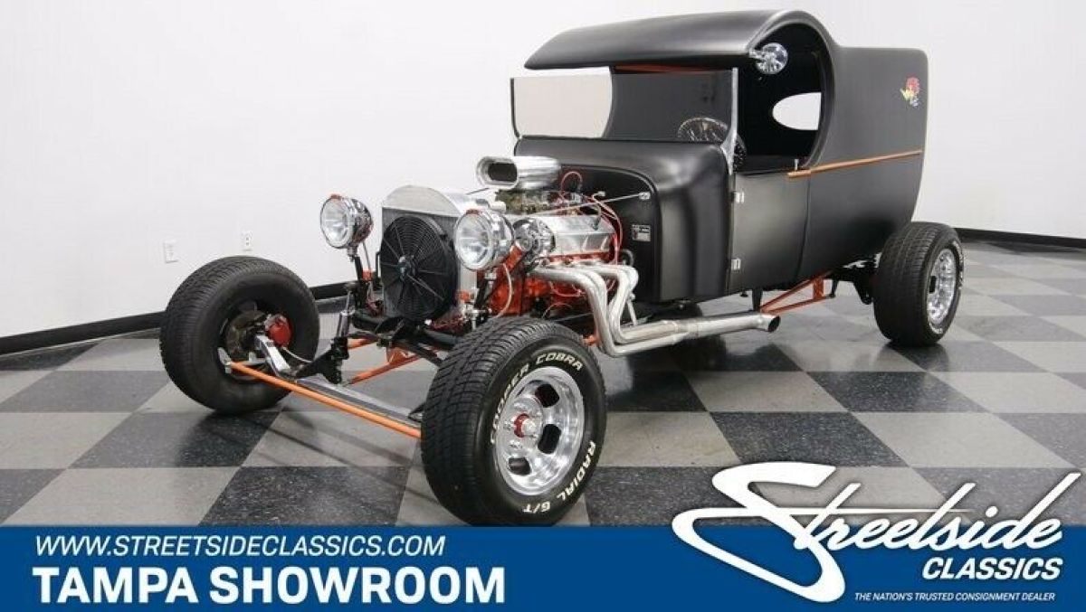 BUILT BIG BLOCK 454 V8 TH350 W/ 2400 STALL 4 WHEEL DISC COIL OVERS NICE BUILD 1924 Ford C-Cab