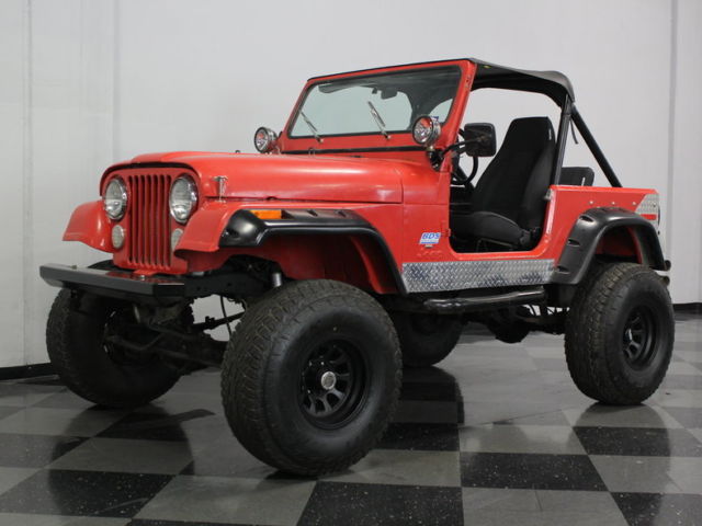 BUILT FOR OFF-ROADING, GM AXLES W/ DANA 300, AMC 304 V8, AUTO, BIKINI TOP 1977 Jeep CJ 7