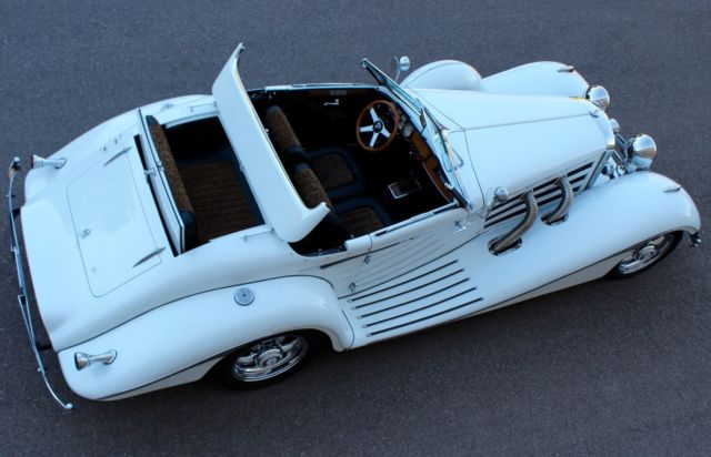 Built from Chevy & Ford parts like Auburn , Rumble Seat like Cadillac or Packard 1936 Replica/Kit Makes Mercedes Benz 540K 500K StreetRod HotRod