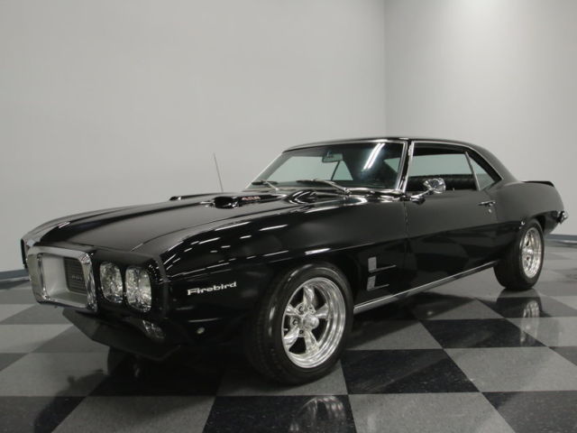 BUILT #'S MATCHING 400CI, SUPER SLICK BLACK PAINT, TONS OF PHOTOS/RESTO RECEIPTS 1969 Pontiac Firebird