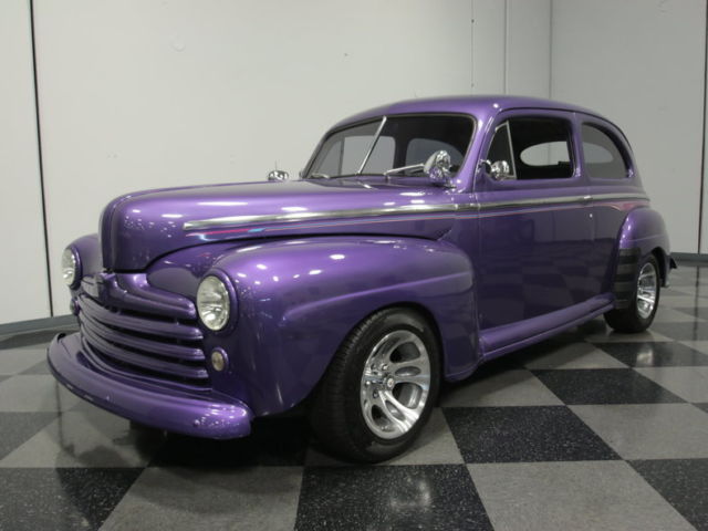 BUILT TO DRIVE STREETROD, FORD POWERED 390 V8, 3 DEUCES, C6, RUNS/DRIVES GREAT!! 1947 Ford Tudor Sedan