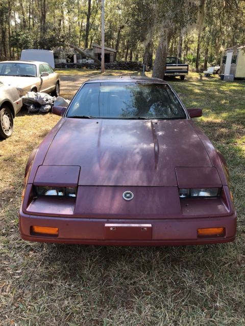 Burgundy 1986 Nissan Datsun 300ZX 1986 Nissan 300ZX