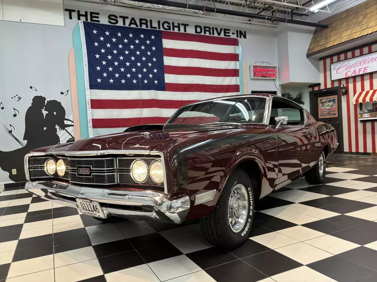 Burgundy Mercury Cyclone GT with 0 Miles available now! 1969 Mercury Cyclone GT