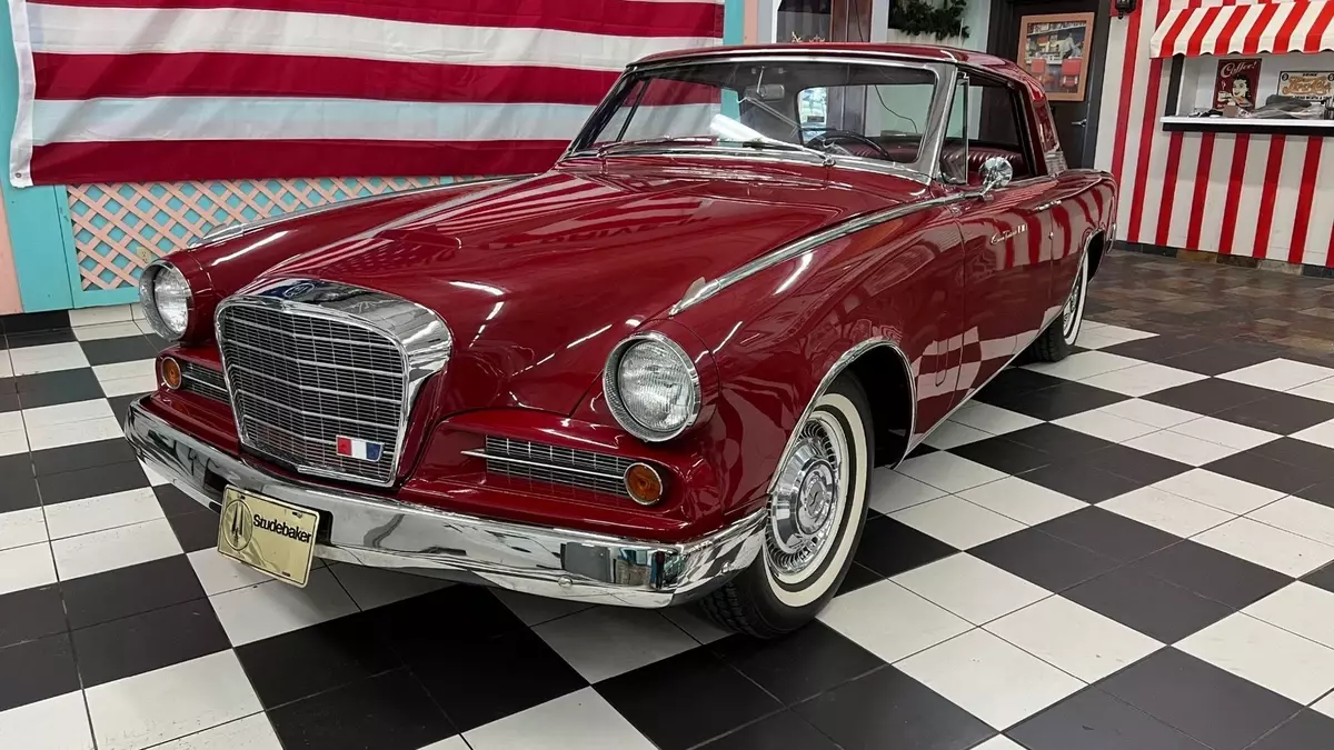 Burgundy Studebaker Gran Turismo with 70289 Miles available now! 1963 Studebaker Gran Turismo