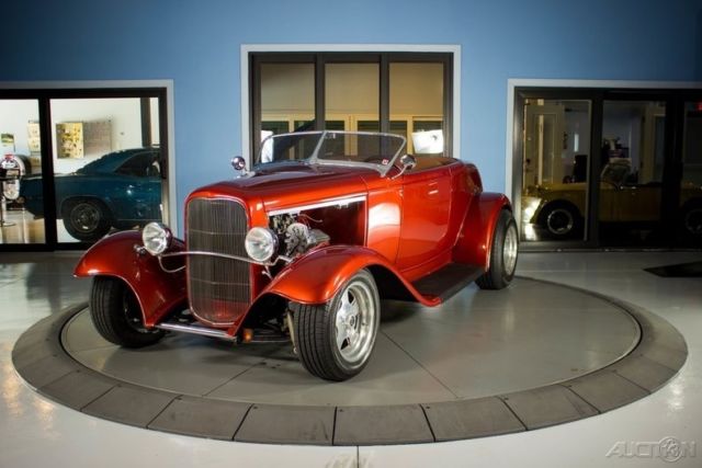 Burnt Orange Metallic Custom Hot Rod 1932 Ford Roadster