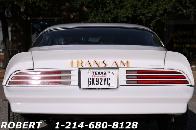 1978 Pontiac Firebird BARRET JACKSON T/A TRANS AM 4 SPEED MANUAL A/C - photo 5