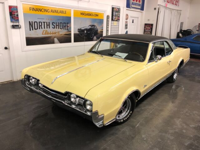 Butternut Yellow Oldsmobile Cutlass with 0 Miles available now! 1967 Oldsmobile Cutlass Supreme-Original Owners Manual