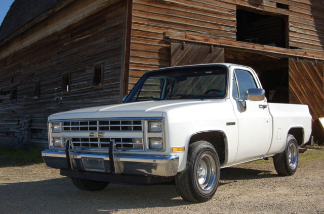 C-10 Silverado Pickup Short Bed One Owner Survivor Low Mileage No Reserve!! 1985 Chevrolet C-10