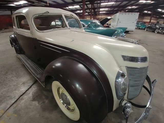 C-17 1937 CHRYSLER AIRFLOW IMPERIAL 2 DR COUPE FASTBACK ESTATE CLASSIC SURVIVOR 1937 Chrysler Imperial IMPERIAL
