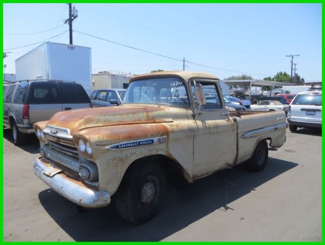 C 1959 Chevrolet Apache Pickup Truck 8-Cylinder Automatic Gas NO RESERVE 1959 Chevrolet Other Pickups