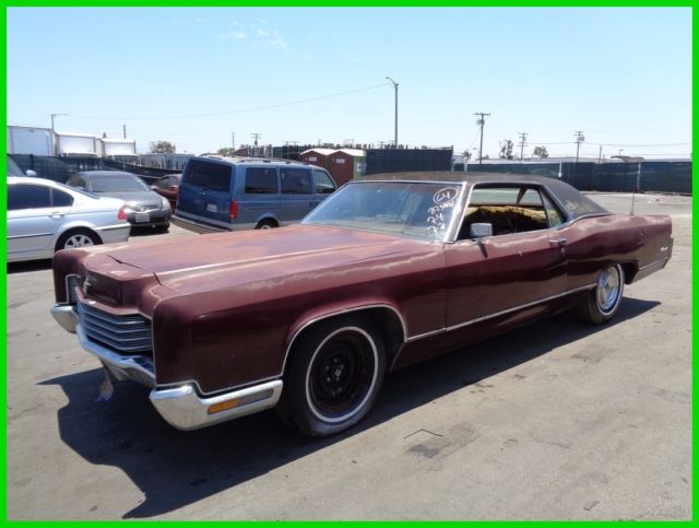 C 1970 Lincoln Continental 8-Cylinder Automatic Gas NO RESERVE 1970 Lincoln Continental