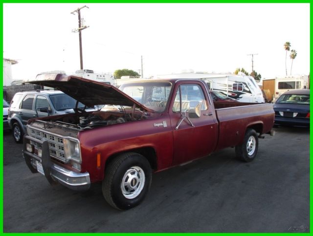 C 1977 Chevrolet Cheyene 8-Cylinder Automatic Gas NO RESERVE 1977 Chevrolet Cheyenne