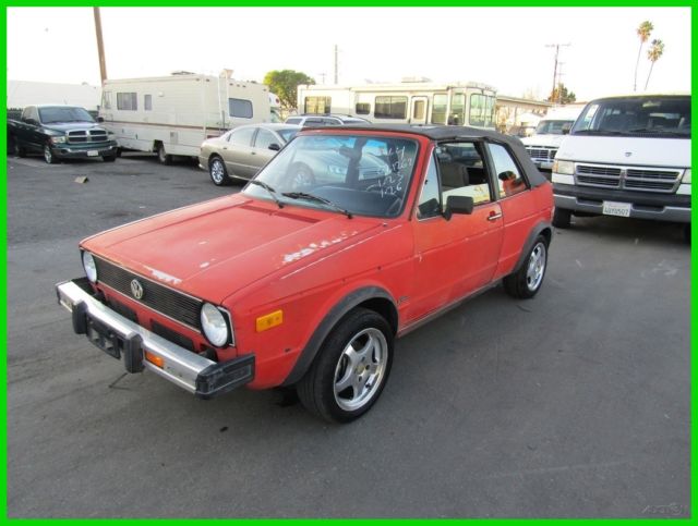 C 1984 Volkswagen Rabbit Used 1.8L I4 8V Manual NO RESERVE 1984 Volkswagen Rabbit