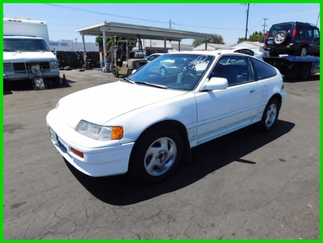 C 1988 Honda CRX Used 1.5L I4 16V Manual NO RESERVE 1988 Honda CRX