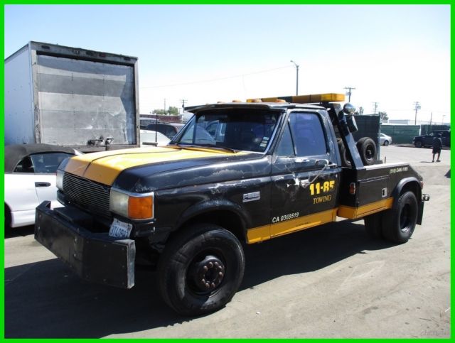 C 1989 Ford Super Duty Custom Tow Truck 8-Cylinder Manual Diesel NO RESERVE 1989 Ford Other Pickups