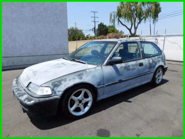 C 1991 Honda Civic DX Used 1.5L I4 16V Automatic NO RESERVE 1991 Honda Civic DX