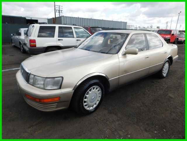 C 1992 Lexus LS 400 Used 4L V8 32V Automatic Sedan Premium NO RESERVE 1992 Lexus LS Base Sedan 4-Door