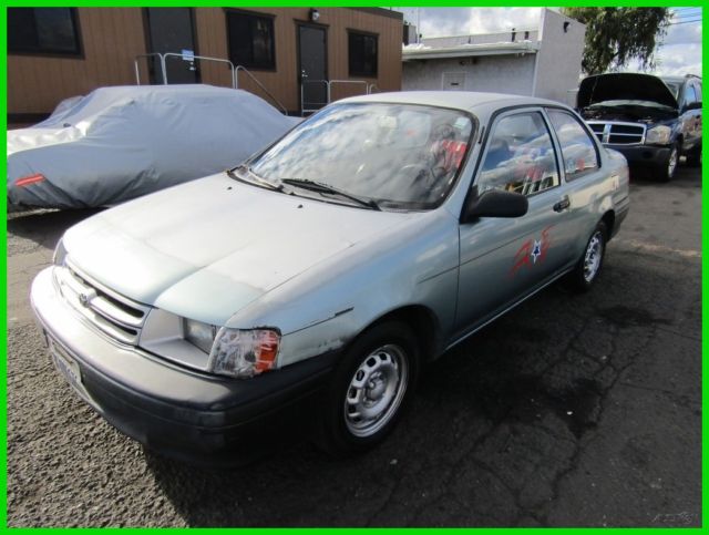 C 1993 Toyota Tercel Standard Used 1.5L I4 12V Manual No Reserve 1993 Toyota Tercel Standard