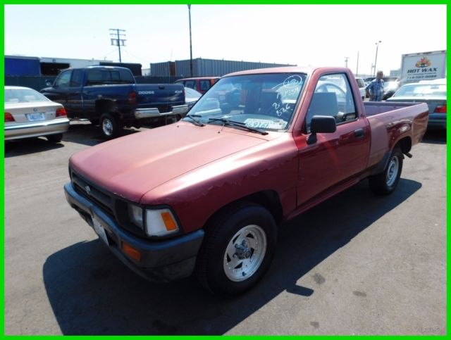 C 1993 Used 2.4L I4 Manual Pickup Truck NO RESERVE 1993 Toyota 2WD Trucks