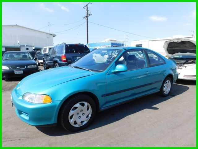 C 1994 Honda Civic EX Used 1.6L I4 16V Automatic Coupe NO RESERVE 1994 Honda Civic EX Coupe 2-Door