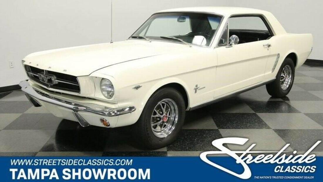 C CODE 289 V8 AUTO POWER BRAKES FRONT DISC COLD R-134A A/C ORIGINAL COLORS 1965 Ford Mustang Coupe