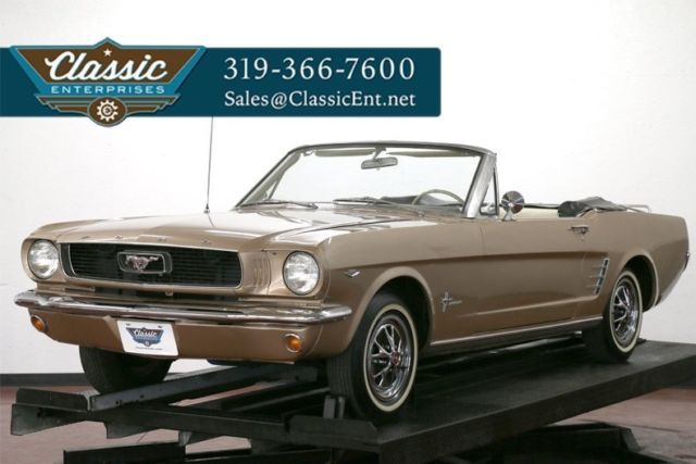 C code convertible power top radials styled steel wheel covers we ship worldwide 1966 Ford Mustang Manual transmission rare color combination solid