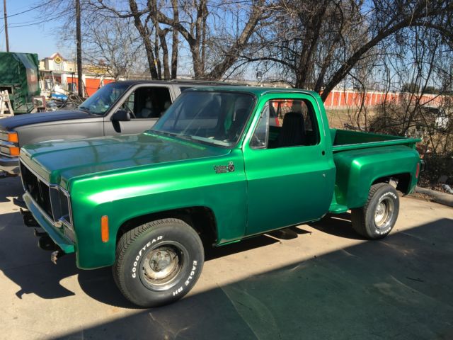 C10 1977 short bed recently restored partial and new paint 1977 Chevrolet C-10 Silverado