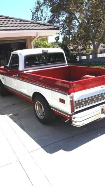 1971 Chevrolet C-10 Red and white - photo 2