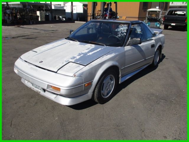C1987 MRZ TOYOTA Used 1.6L I4 16V NO RESERVE 1987 Toyota MR2 GT Coupe 2-Door