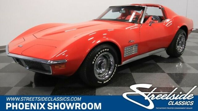 C3 Red Classic Vintage Collector Original Match V8 Manual T-Top Top Chevy Vette 1971 Chevrolet Corvette Stingray
