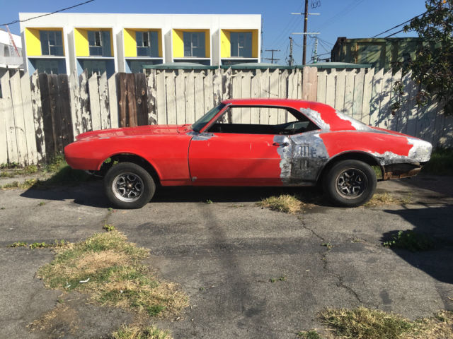 CA BLACK PLATE CAR W/ REBUILT 383 & REBUILT 4 SPEED - ORIG 6cyl OHC "CAMMER" 1968 Pontiac Firebird