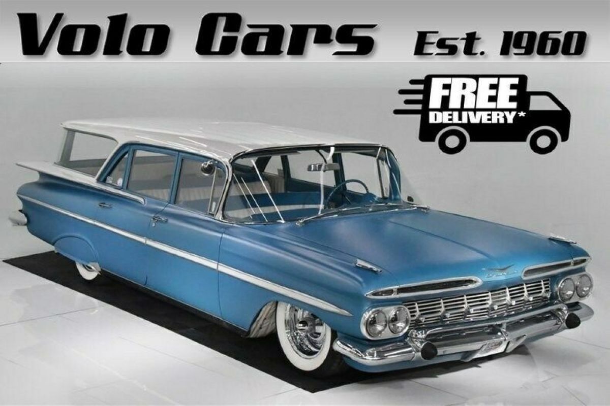 CA Rust Free, Air Ride, Drive Anywhere, Desirable 59 with Cats Eyes Taillights 1959 Chevrolet Parkwood