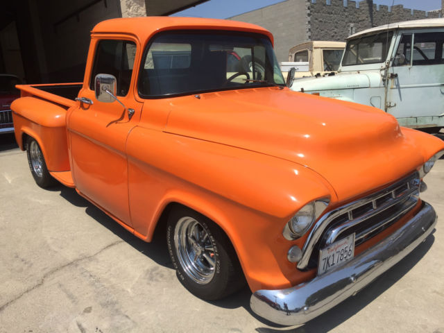 CA Style 1957 Chevrolet short bed stepside customized pickup great driving truck 1957 Chevrolet C/K Pickup 1500