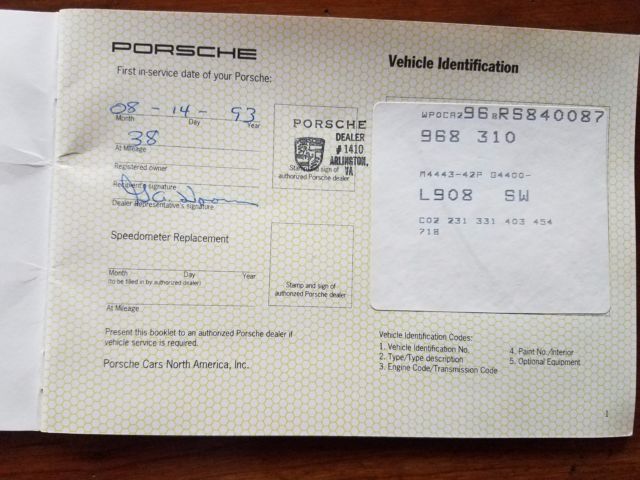 1994 Porsche 968 - photo 11