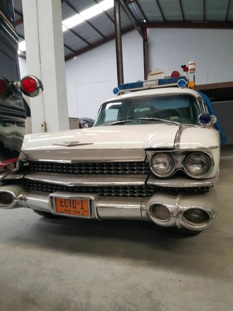 caddillac 1960 ecto 1 miller meteor 1960 Cadillac Fleetwood miller meteor ambulance hearse