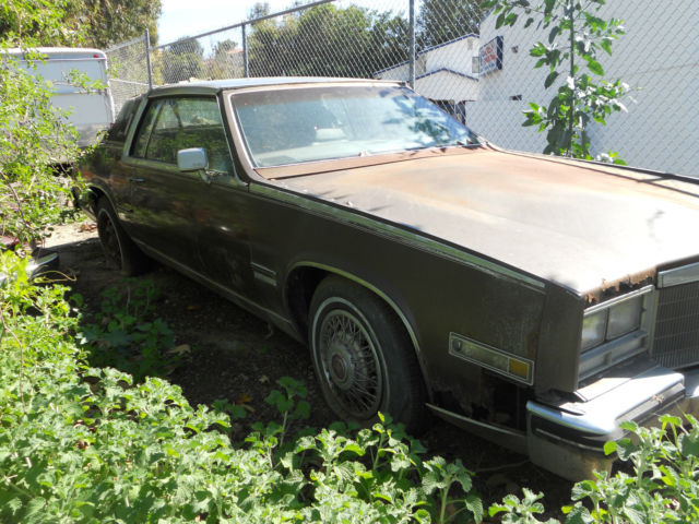 Cadillac 84 Eldorado Biarritz 86,000 miles 4 or 6 or 8 cylinder as needed 1984 Cadillac Eldorado