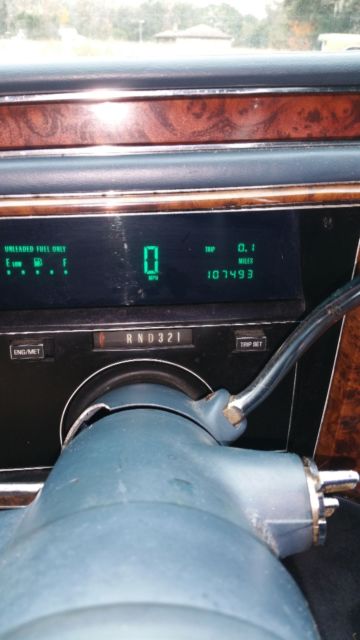 Cadillac Brougham D'elegance Caddy Deville 1990 Cadillac Brougham