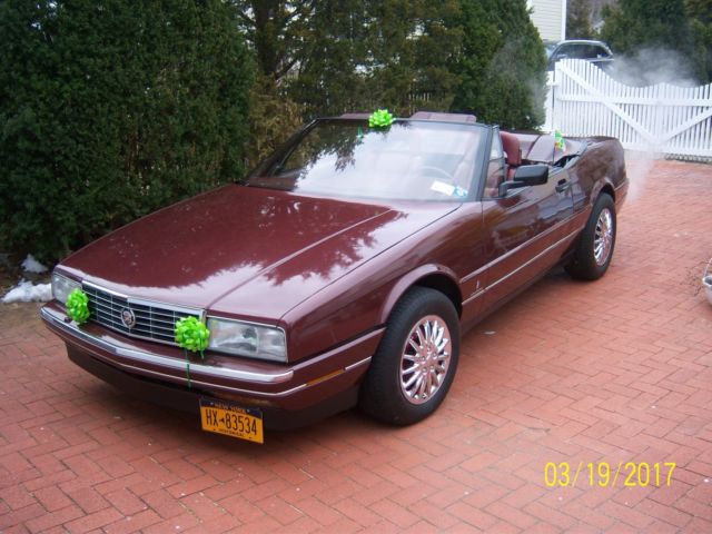 1987 Cadillac Allante convertible