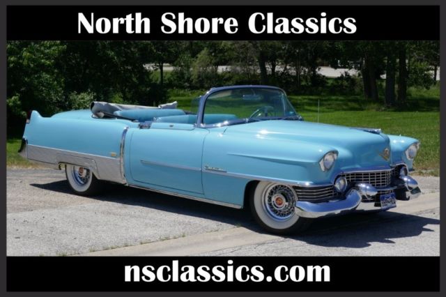 Cadillac El Dorado Blue with 2,258 Miles, for sale! 1954 Cadillac Eldorado -BEAUTIFUL CONVERTIBLE CLASSIC-SEE VIDEO