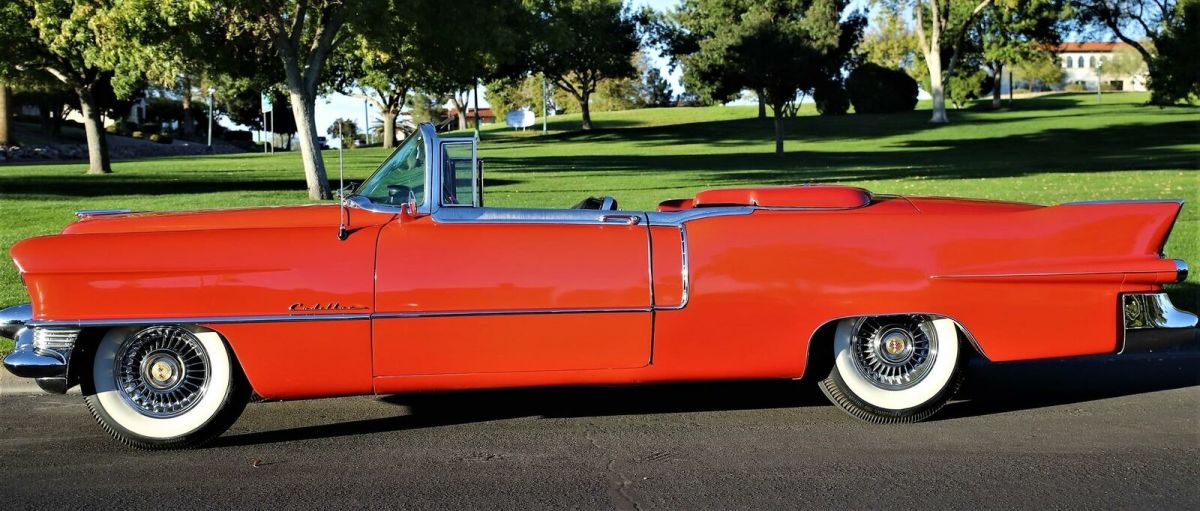 Cadillac El Dorado Red with 111,360 Miles, for sale! 1955 Cadillac Eldorado