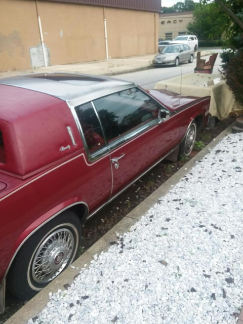 Cadillac Eldorado Biarritz 1085 - Burgandy Exterior/Interior Leather - Classic! 1985 Cadillac Eldorado