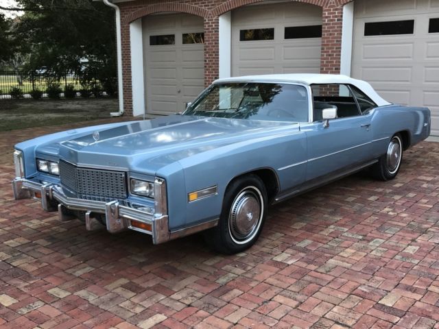 Cadillac Eldorado Convertible, Completely Original Condition + Brand New ConvTop 1976 Cadillac Eldorado Convertible