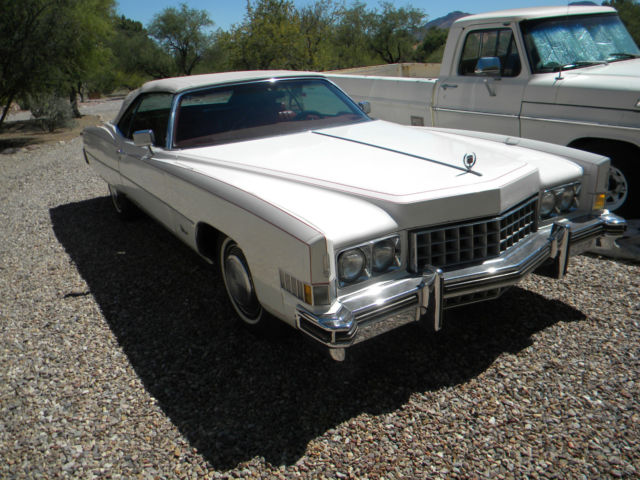 Cadillac Eldorado Corvertible 1973 Pace Care 1973 Cadillac Eldorado Convertible Pace Car