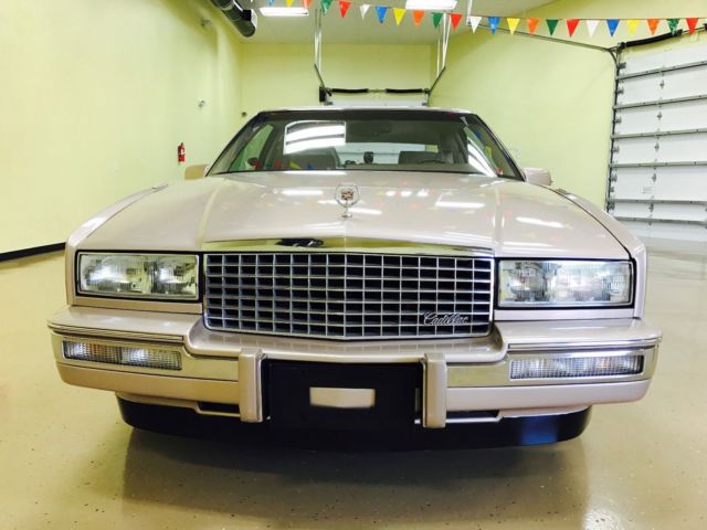 Cadillac Eldorado in firemist with antelope interior, only 16,950 original mile 1988 Cadillac Eldorado eldorado coupe firmest with antelope leather