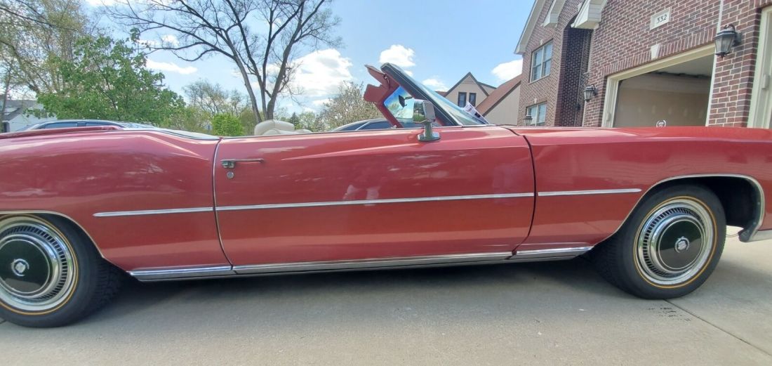Cadillac Eldorado Red with 11,111 Miles, for sale! 1976 Cadillac Eldorado -Ride with Style